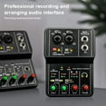 thumbnail image 3 of yingyy Plastic Sound Card Professional Stereo USB Power Audio Mixer Studio Music Recording, 3 of 9