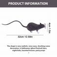 thumbnail image 2 of 8 Inch Scary Realistic With Long Tail Multi Purpose PVC Plastic For Prank Stuff Cat Toys Decorations, 2 of 8