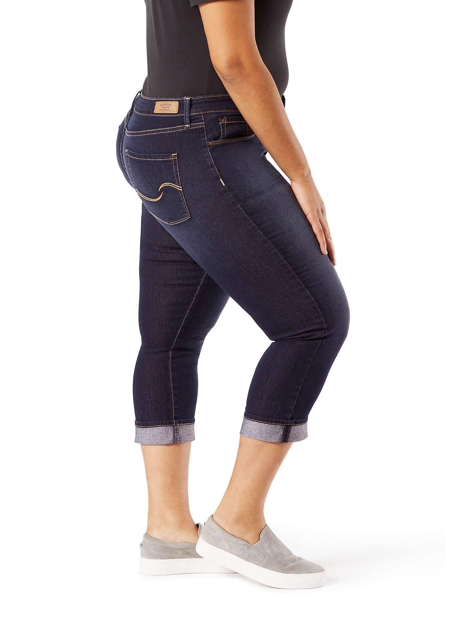 signature levi strauss modern capri