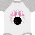 thumbnail image 4 of Inktastic Bowling Pins Cute Bowler Girls Baby Bodysuit, 4 of 5