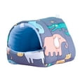 thumbnail image 2 of CBFFDC Lit Confortable pour Animaux de Compagnie, Maison Colorée avec Motif de Dessin Animé pour Hamster, Lit Lavable pour Cochon d'Inde, Cachette pour Petits Animaux pour Automne Hiver, 2 of 7