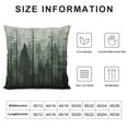 thumbnail image 5 of GOSMITH  Watercolor Pine Trees Throw Pillow Case Cushion Cover Home Office Decorative for Sofa Living Room Square, 5 of 5