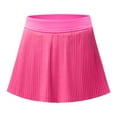 thumbnail image 6 of vigerkar Pleated Tennis Skirt for Women with Shorts Athletic Golf Skort Workout Running Sports Skirts Skorts with Pockets Hot Pink, XXL, 6 of 6