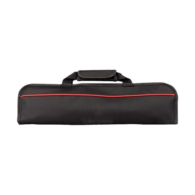 5 Pocket Chef Knife Case Roll Bag Bi-Fold (Black) Lightweight - Durable double-layer Oxford fabric – Perfect for the Busy Traveling Chef