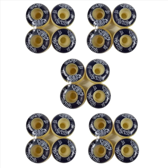 20 Uds Ruedas de MonopatíN 54Mm Pu Dureza Skate Board 85A Ruedas de Longboard para Street Longboard Skate Deck Wheel
