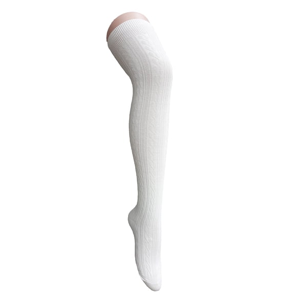Eryueer Thigh High Socks Long Over Knee High Socks for Women Casual Athlete Striped Knee High Stocking