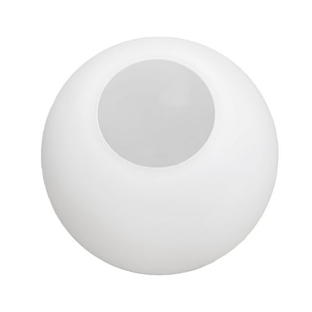 7.9'' Frosted White Glass Globe Lamp Shade with 2.8" Smooth Opening (No Lip) Milk Glass Ball Lampshade Cover Opal Sphere Shade Chandelier Light Fixture for Wall Sconce Pendant Light Table Lamp