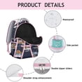 thumbnail image 4 of Modern Hawaii Tropical Wind Palm Leaves Backpack for Students: Large Capacity & Lightweight Laptop Daypack, Perfect Bookbag for High School & College Campus Commute, An Excellent Gift Idea, 4 of 6