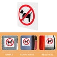 thumbnail image 2 of Business Sign No Dog Allowed 1Pcs Adhesive Backing Cleanliness Maintenance Office, 2 of 9