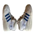 thumbnail image 3 of Ad-id-as Forum Mid Shoe Off White Blue Bird Colorway Size 10.5 Authentic GX1021, 3 of 6
