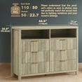 thumbnail image 2 of ARKANTOS 3-Piece Bedroom Set, 6-Drawer Dresser Dresser & (2) 2-Drawer Nightstand, Coastal Oak, 2 of 9
