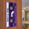thumbnail image 3 of WIRESTER 1-Gang Toggle Wall Plate/Switch Plate Cover, Purple Cassette Tape Rock N' Roll, 3 of 6