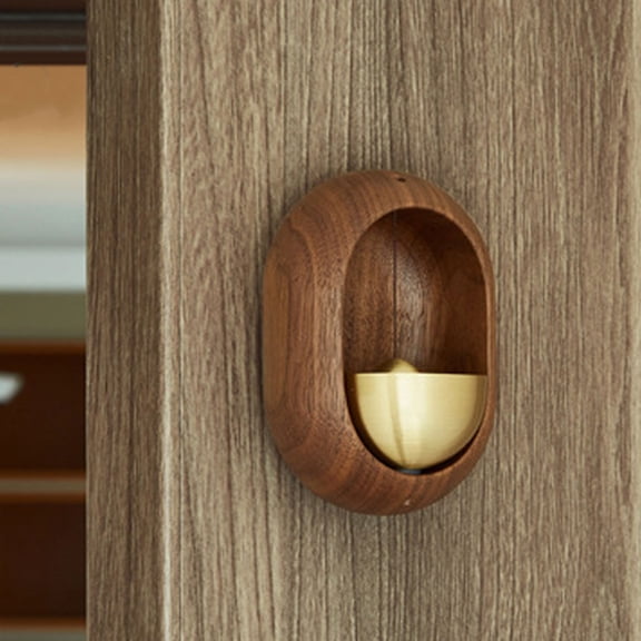 NICERIO 2 Sets 37mm Copper Door Bell Entry Chime for Door Opening and Home Decor