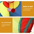 thumbnail image 6 of Lotpreco Cat Tunnel for Indoor Cats with Play Ball and Peek Holes, Interactive I-Way Foldable Pet Cat Tunnel Crinkle Toy, Large Long Dog Cat Tunnel Tube for Kitten Kitty Puppy Bunny Rabbit (Rainbow), 6 of 8