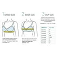 thumbnail image 2 of 247 Frenzy Women's Essentials Mamia PACK OF 6 Full Coverage Underwire Cotton Blend Solid T Shirt Bras BR4467P5 (36A), 2 of 4