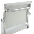 thumbnail image 5 of Home Square Jackson Contemporary Faux Leather Bar Stool in White - Set of 3, 5 of 7