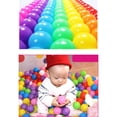 thumbnail image 5 of Ball Pit Balls 50, Plastic Balls for Ball Pit, 2.5 in Diameter, Seven Bright Hues, Mesh Carry Bag, 50 Pc, Indoor Play, Water Play for Student, 5 of 8