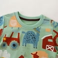 thumbnail image 6 of Byoo Toddler Boys Graphic Sweatshirt Animal Print Crew Neck Pullover Top Casual Sweatshirt, 6 of 7