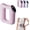 Pink, variant on 2026New Full-Body Massager Tool,Multi-functional Full-Body Fascia Ring, Hands-Free Cordless Design with Adjustable Strap, 8 Vibration Modes for Belly, Back, Legs & Waist