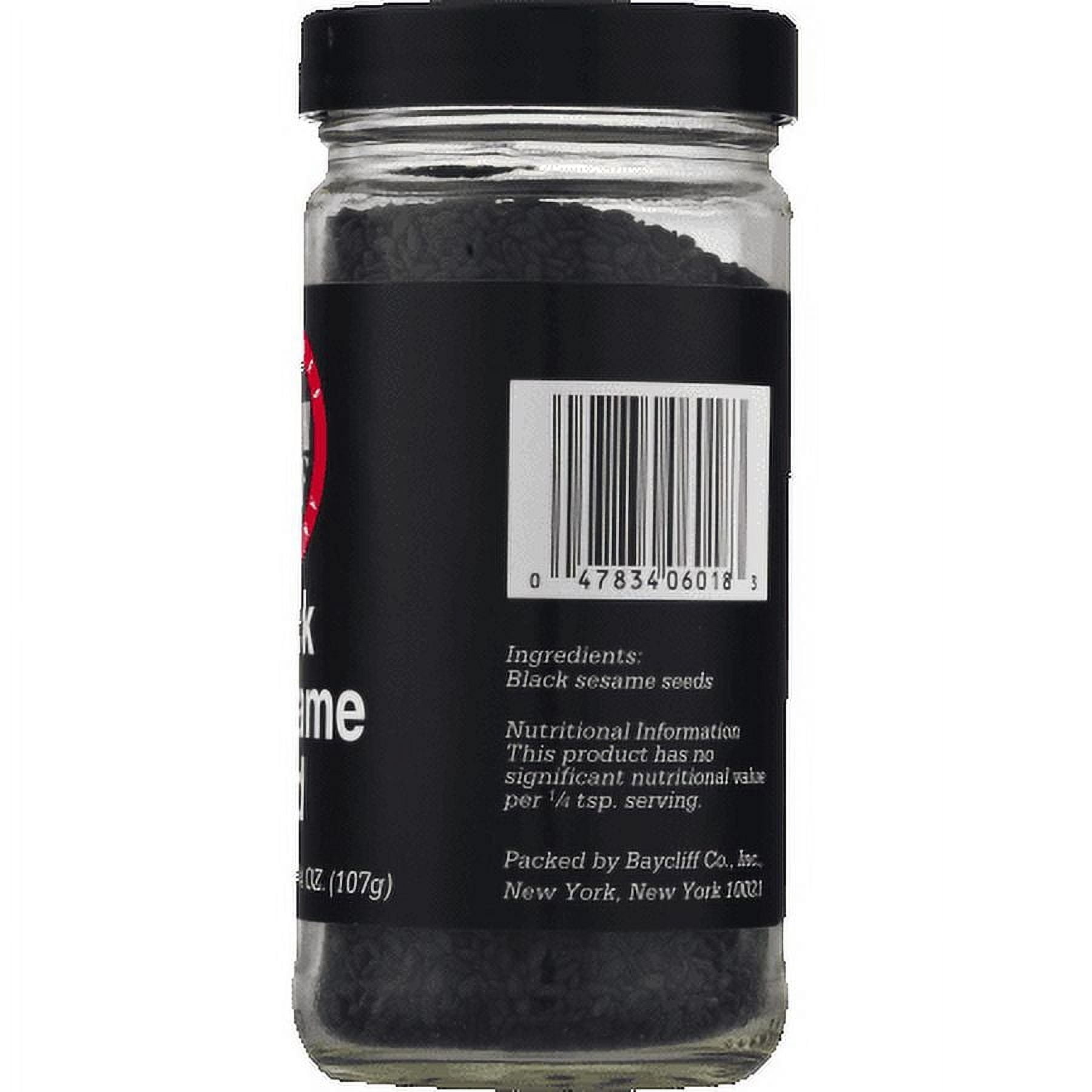 Sushi Chef, Black Sesame Seeds (Whole), 3.75 oz (107g), Pantry Staple