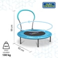 thumbnail image 3 of Trampolín Brincolín Infantil Con Soporte 36 Pulgadas y Alberca SPORTSPOWER  MSC-5368-BL-10291-2-SV, 3 of 9