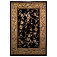 thumbnail image 1 of HomeRoots 354183 7 ft. 7 in. x 10 ft. 10 in. Polypropylene Black & Beige Area Rug, 1 of 1