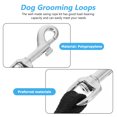 thumbnail image 2 of Homoyoyo 2Pcs Pet Grooming Rope Black Adjustable Dog Grooming Table Bracket Hanging Rope Practical, 2 of 7