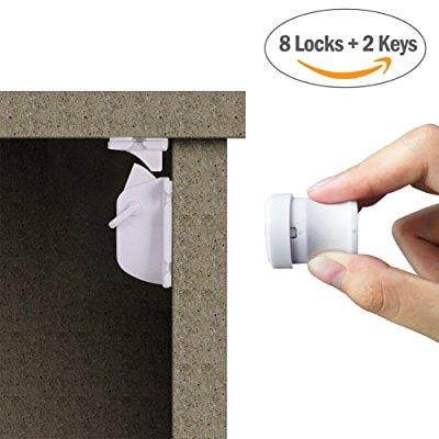 Yoofoss Baby Safety Magnetic Cabinet Locks No Tools Or Screws