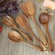 thumbnail image 2 of Cucharas de madera YONGSHENG utensilios de cocina 5 Piezas, 2 of 5