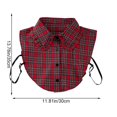 thumbnail image 3 of Adorable Fake Collar Fashionable Shirt Collar Detachable Half Shirt for Dress Blouse Sweater Collarless Clothes Accessory, 3 of 7