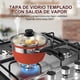 thumbnail image 5 of Batería de Cocina de Acero Inoxidable de 20 Piezas, Juego de Ollas y Sartenes Antiadherentes con Juego de Cuchillos para Estufas de Inducción, Eléctricas y Gas (rojo), 5 of 7