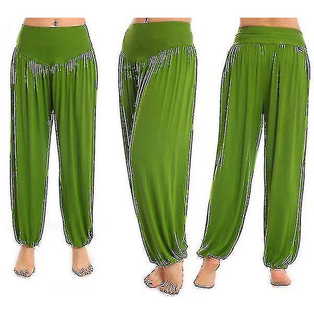 Mujer Yoga Harem Pantalones Baggy Aladdin Bloomers Pantalones