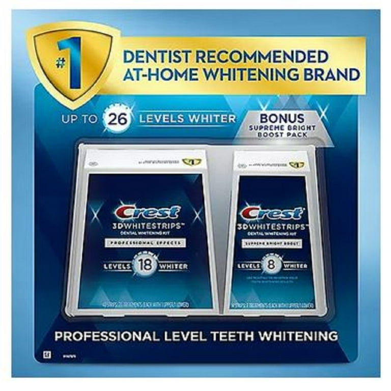 Crest 3D Whitestrips Professional Effects & Supreme Bright
