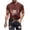 Gray R, variant on Afuyipoi Men's Canada Print Button Shirt,Casual Lightweight Summer Short Sleeve Tees Red XL