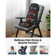 thumbnail image 4 of Cojín de Masaje COMFIER Negro con 8 Nodos y 5 Modos, Almohadilla Ajustable con Calor para Silla de O, 4 of 7