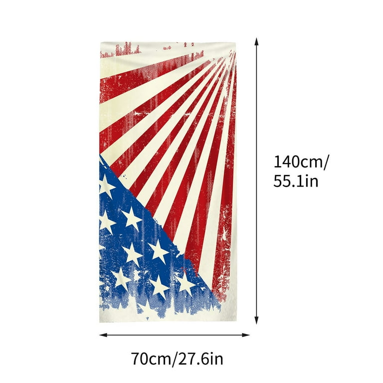Muttley アメリカ国旗タオル XMMSWDLA American Flag Beach Towel Brave Usa Flag Old Glory
