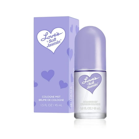 Dana Love's Soft Jasmin Cologne Mist – Romantic Jasmine Perfume Body Spray for Women with Soft, Floral & Musky Scent (1.5oz)