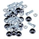 thumbnail image 5 of 20x de Tornillos de Aluminio M6 Pernos de Guardabarros Tuercas Tornillos de Tornillos de Faro Negro, 5 of 9