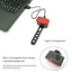 thumbnail image 5 of Soidarity 2 luces para bicicleta, lámpara para manillar, suministros para ciclismo, parte delantera trasera, fácil instalación, equipo impermeable para Ciclismo rojo+blanco Luz delantera + trasera Soidarity OD032152-03B, 5 of 6