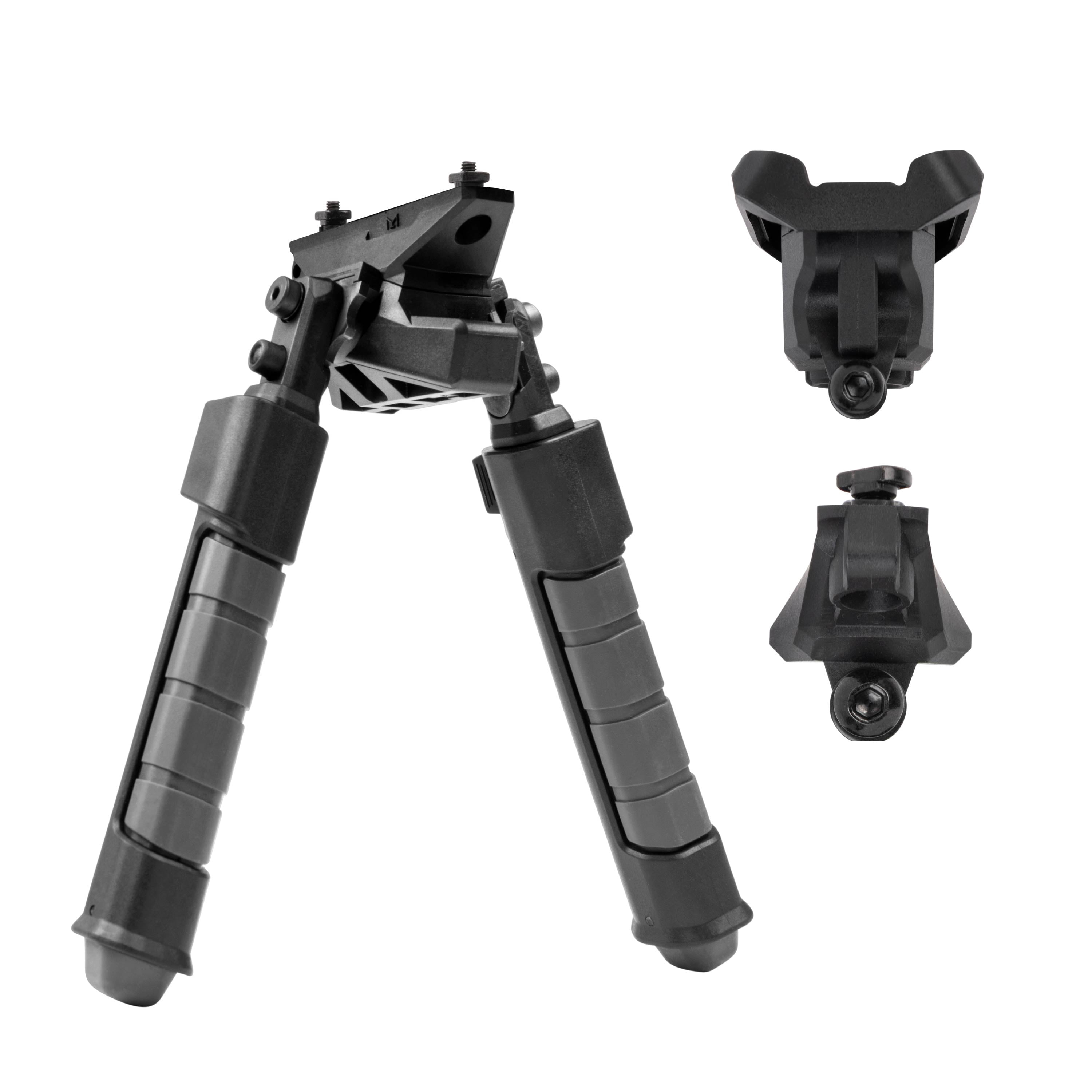 Allen Company Helix Polymer Bipod, Stud and M-LOK Compatible, 8-11.5 In