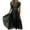 130# Black, variant on YDDIAN Mother of The Bride Dresses for Women Flowy Lace Chiffon Dress Elegant Formal Evening Party Gown for Wedding Black L