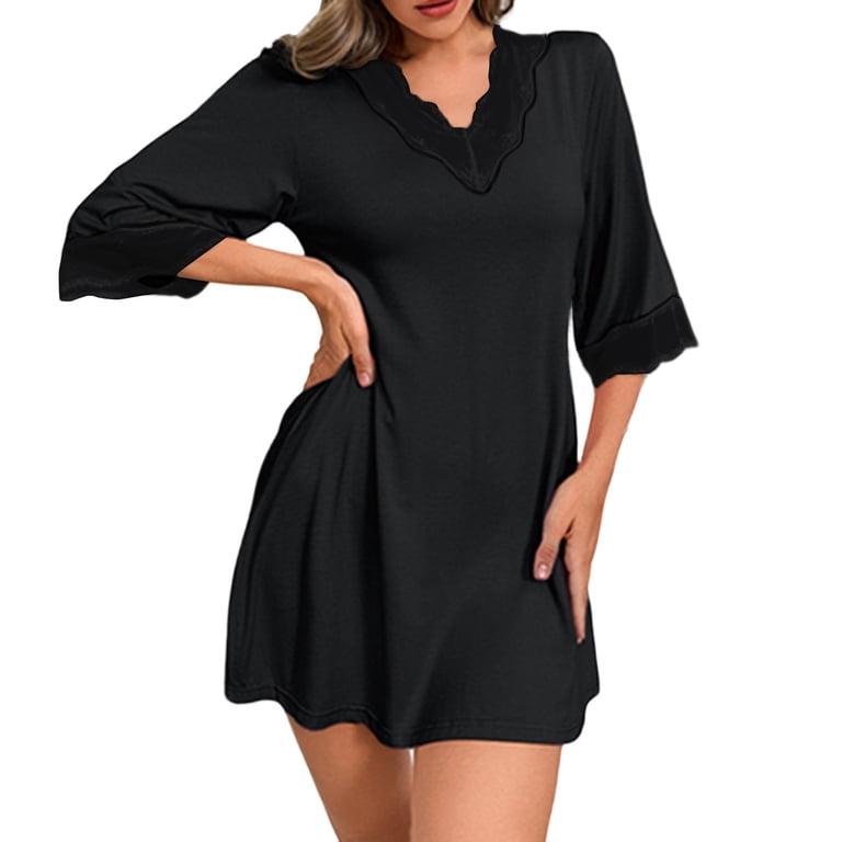 black long sleeve babydoll dress (Original Price $30)  Extended Grace and pockets Molly Goddard Atlanta Long Sleeve