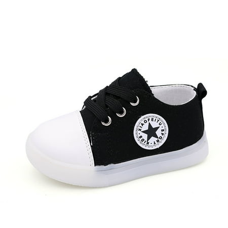 

Toyella Korean style children s trendy comfortable casual shoes Black 28