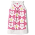 thumbnail image 1 of Vestido Gymboree para niños pequeños, sin mangas, flor rosa, talla 12, 1 of 4