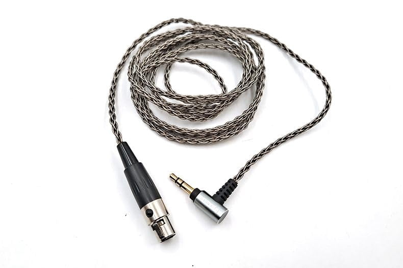 6-Strand 3.5mm to 4-Pin MiniXLR OCC Silver Plated Cable Compatible with AKG K371BT Headphone