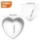 thumbnail image 2 of 8 Inch Heart Shaped Cake Pan, Aluminium Heart Cake Tin,Non-Stick Springform Baking Pan Mould for Making Cakes, 2 of 5