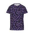 thumbnail image 4 of Wukai Lavender Flowers Youth Unisex Short Sleeve T-Shirt for Boys, Girls, Teens, and Kids-Medium, 4 of 7