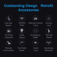 thumbnail image 4 of Riwcyla 12 V Car System PKE Passive Keyless Entry One Button Starter Stop APP Control System Central Lock Kit Oil PumpHandbrake Detection, 4 of 6
