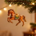 thumbnail image 1 of YiJuHui 3pcs Acrylic Christmas Trailer Ornament, Shatterproof Flat Pendant for Holiday Home Decor, Indoor Xmas Tree Hanging Decoration, Festive Party Supplies, 1 of 6