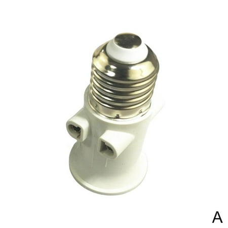 

SGACAI Fireproof E27 Bulb Adapter Lamp Holder Base Socket Conversion With Eu Plug Ac100-240v 4a For Lighting N5G0